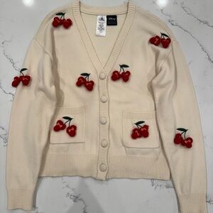 Her Universe Minnie Mouse “Cherries” Cardigan - Size S